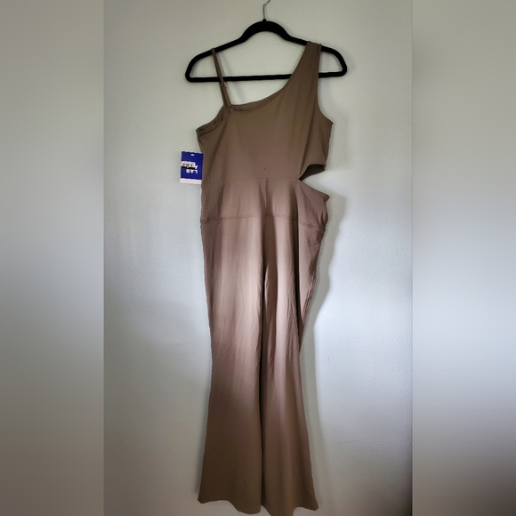 Women's Asymmetrical Flare Bodysuit - JoyLab Dark Gray XL - Picture 4 of 5